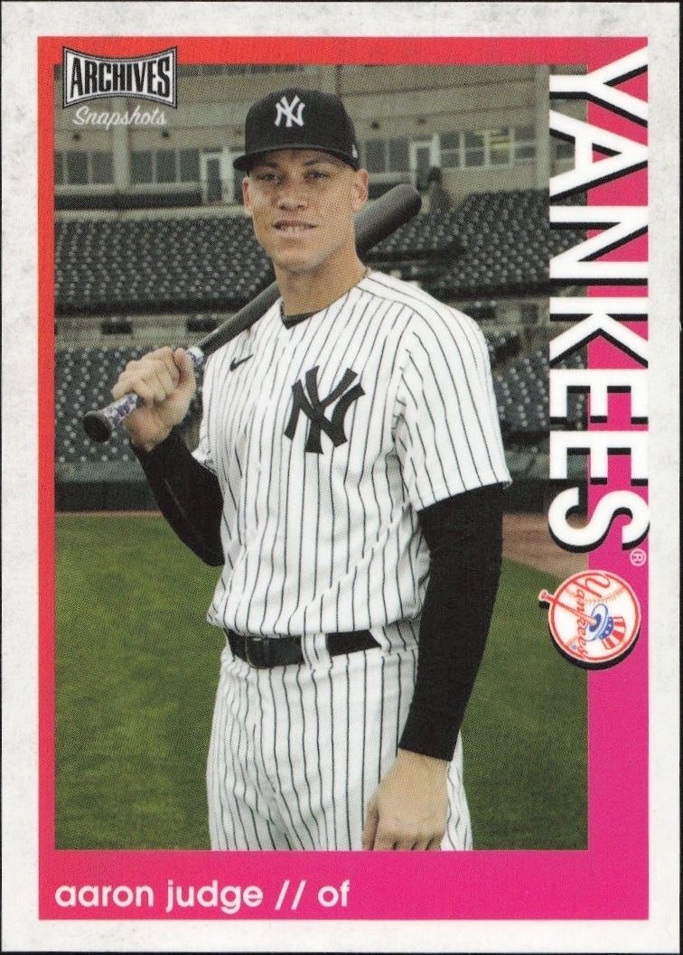 2022 Topps Archives Snapshots Aaron Judge #9 trading card