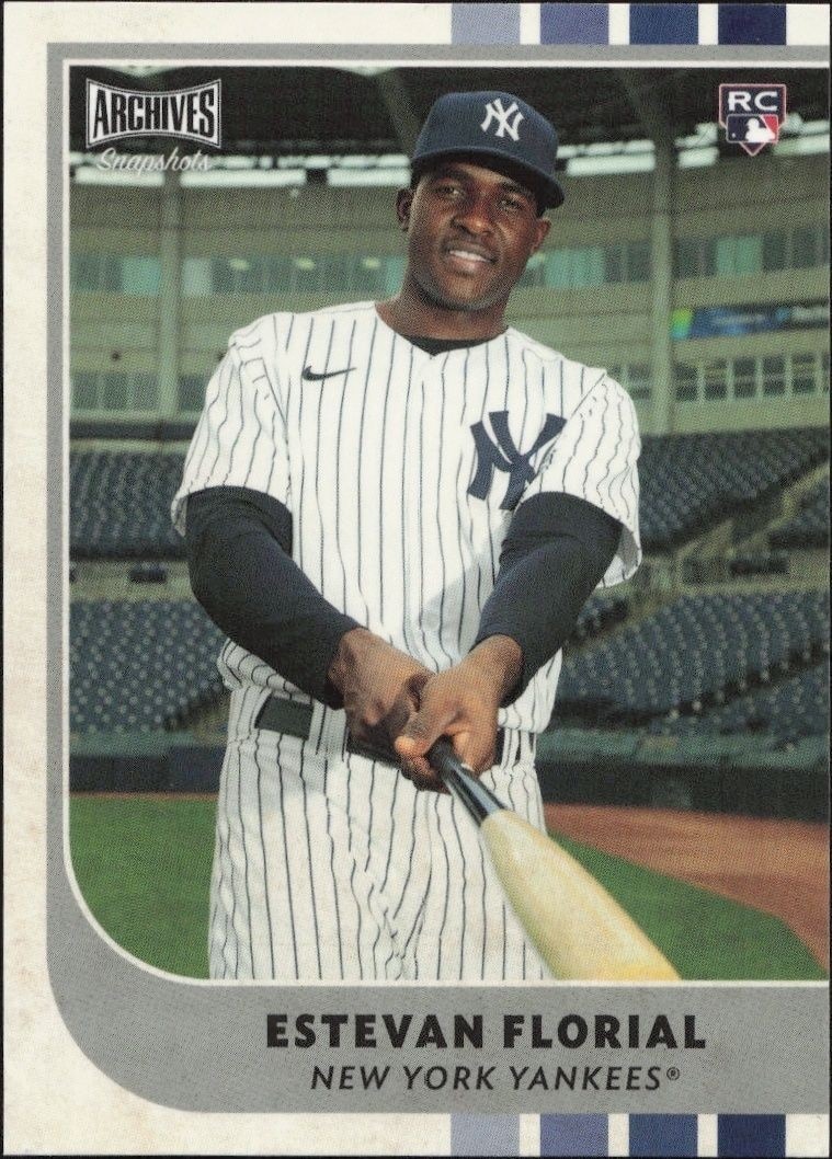 2021 Topps Archives Snapshots Estevan Florial #10 trading card