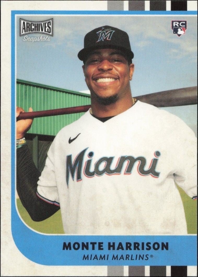 2021 Topps Archives Snapshots Monte Harrison #26 trading card
