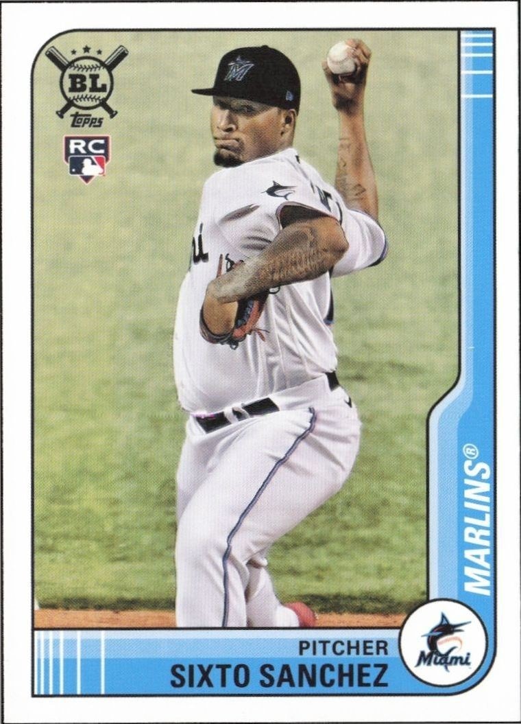 2021 Topps Big League Sixto Sanchez #142 trading card