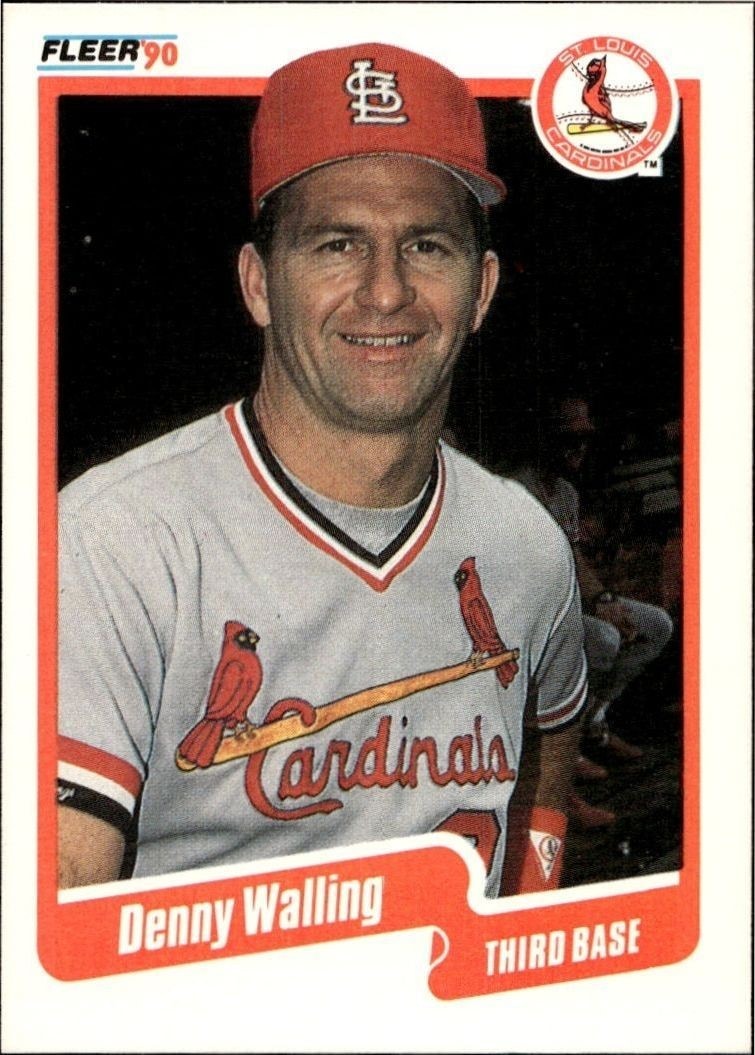 1990 Fleer Denny Walling #263 trading card