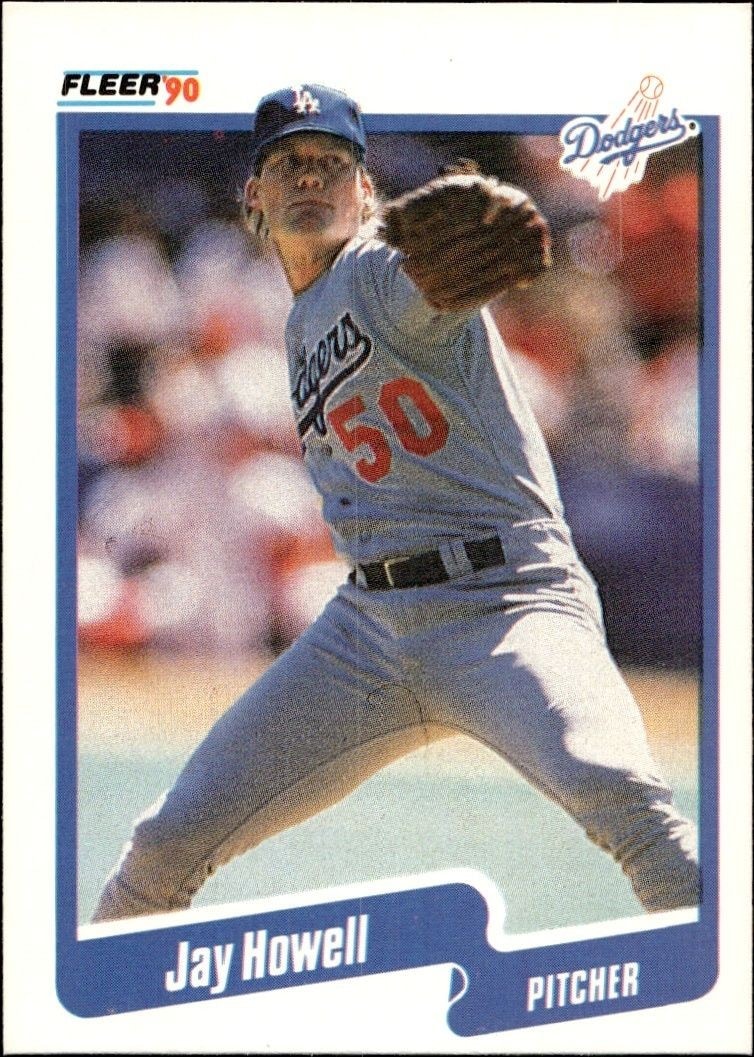 1990 Fleer Jay Howell #400 trading card