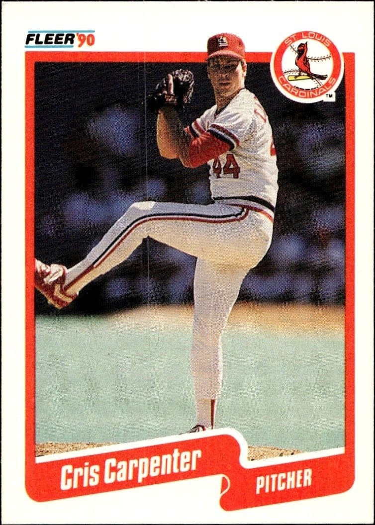 1990 Fleer Cris Carpenter #243 trading card