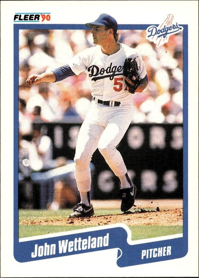 1990 Fleer John Wetteland #411 trading card