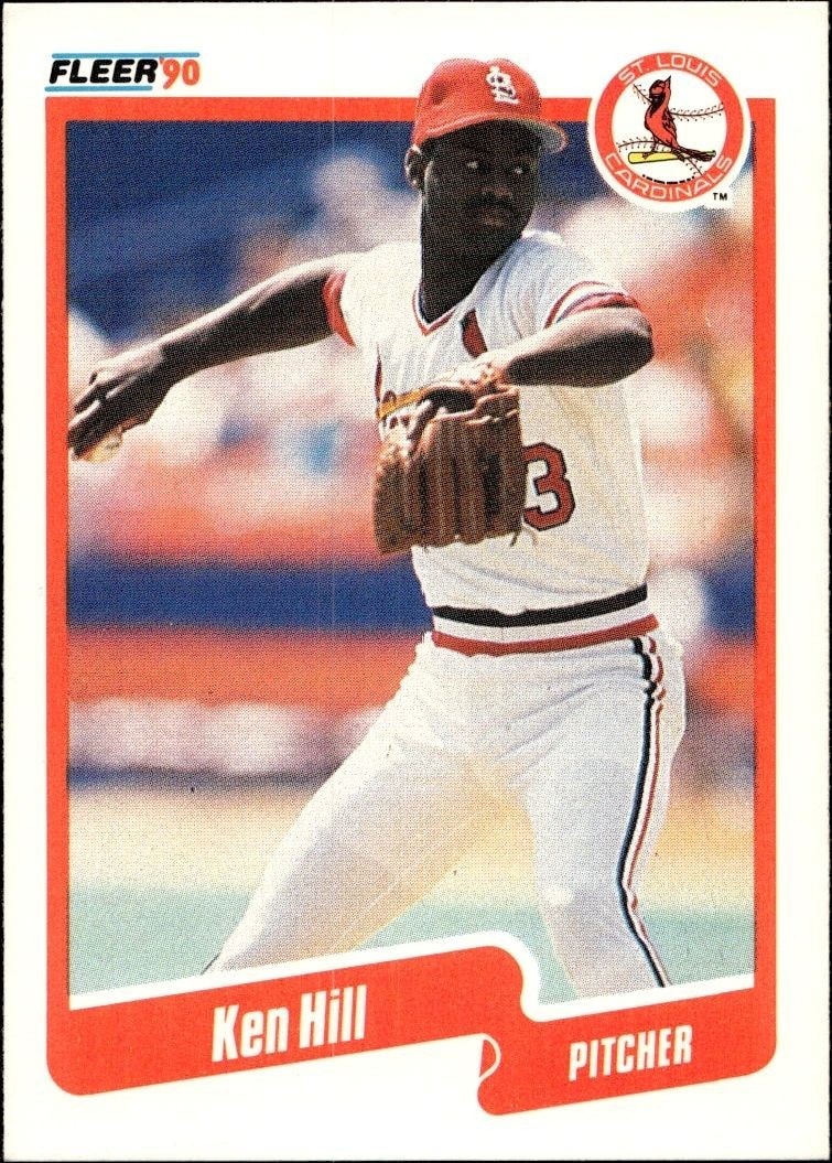 1990 Fleer Ken Hill #251 trading card