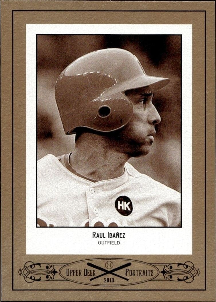 2010 Upper-Deck Portraits Raul Ibanez #SE-67 trading card