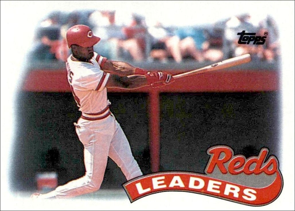 1989 Topps Reds Leaders #111 trading card