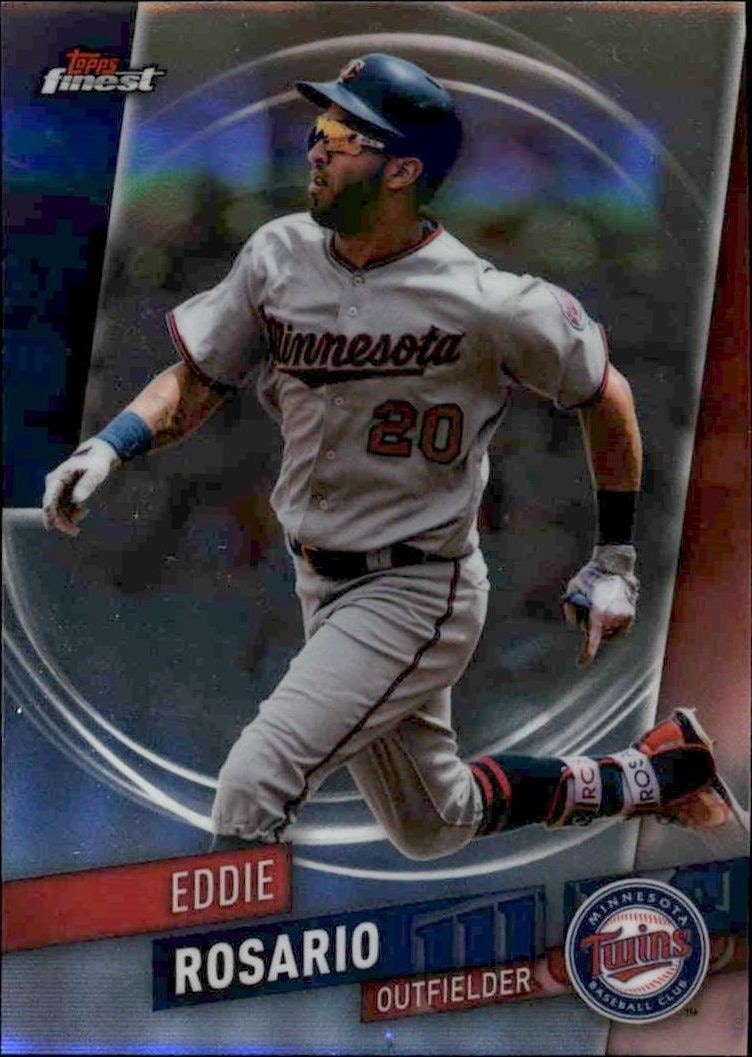 2019 Topps Finest Eddie Rosario #102 trading card
