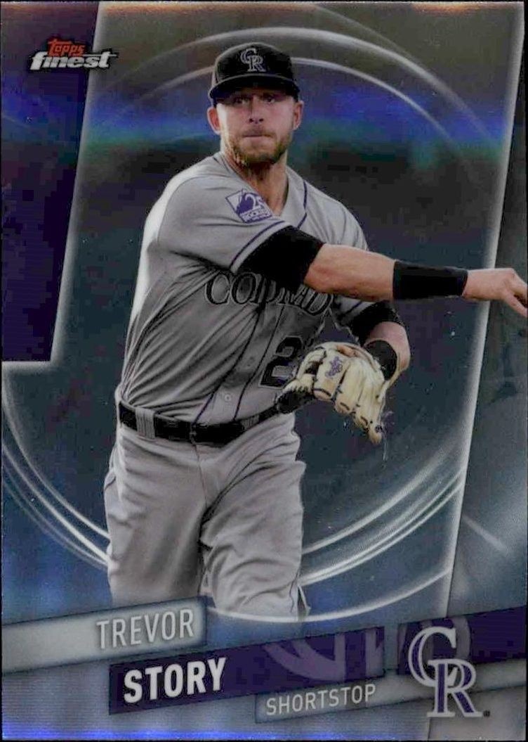 2019 Topps Finest Trevor Story #10 trading card