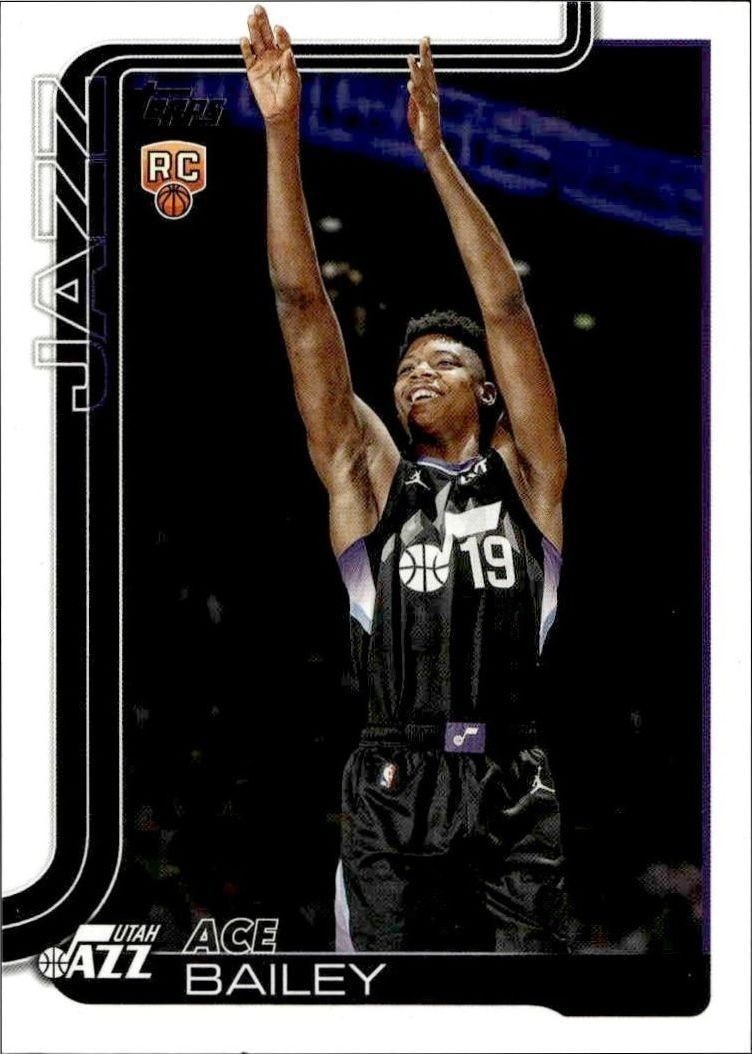 2025-26 Topps Ace Bailey #205 trading card