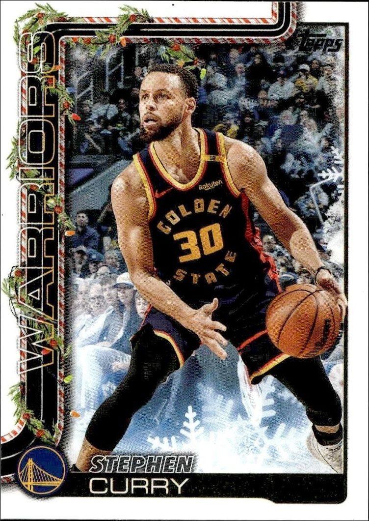 2025-26 Topps Holiday Stephen Curry #H106 trading card