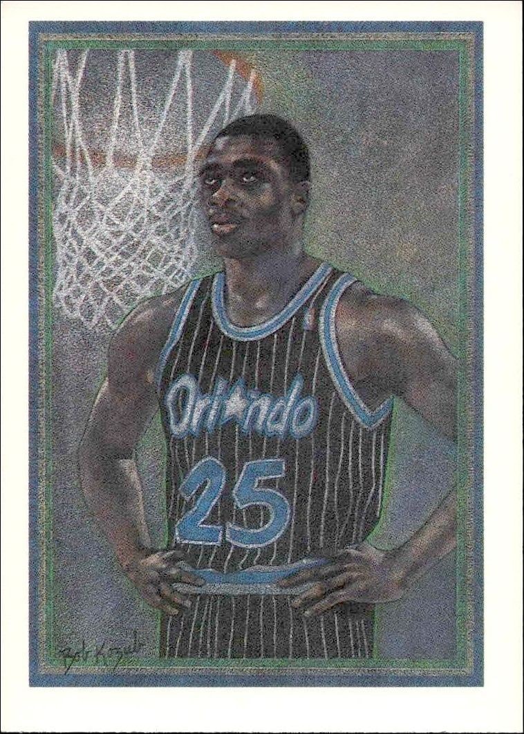 1990-91 Skybox NBA Hoops Nick Anderson #373 trading card