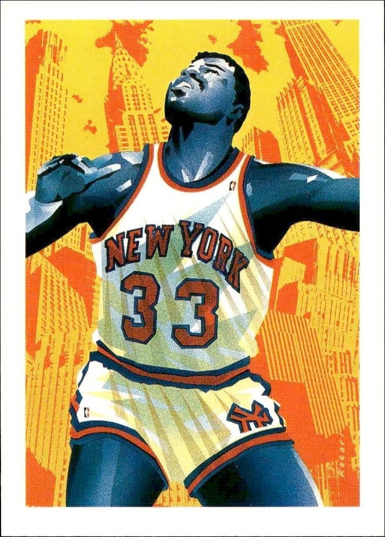 1990-91 Skybox NBA Hoops Patrick Ewing #372 trading card