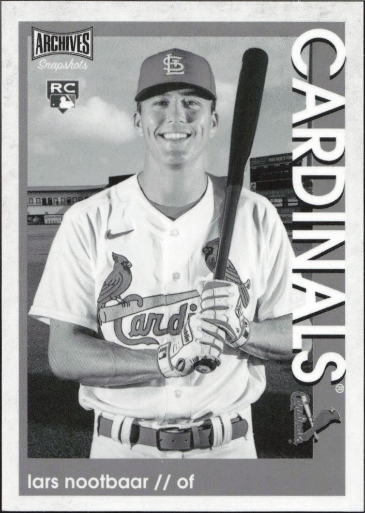2022 Topps Archives Snapshots Lars Nootbaar #44 trading card