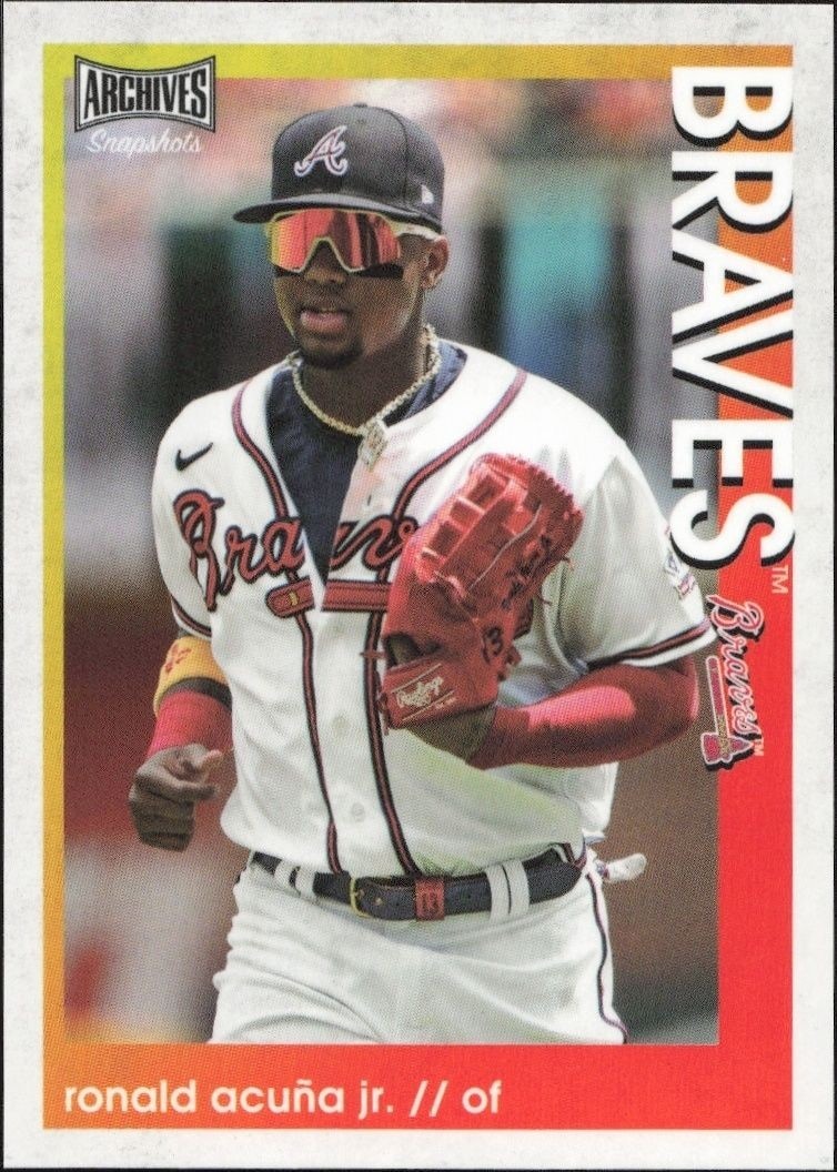 2022 Topps Archives Snapshots Ronald Acuña Jr. #5 trading card
