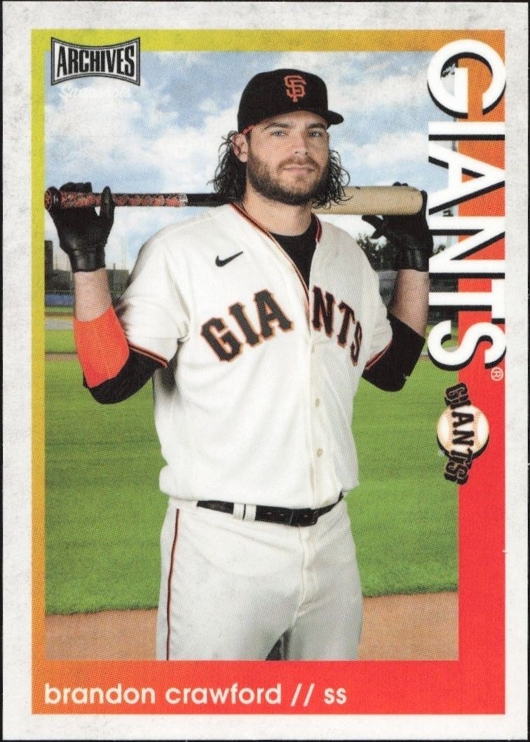 2022 Topps Heritage Brandon Crawford #29 trading card