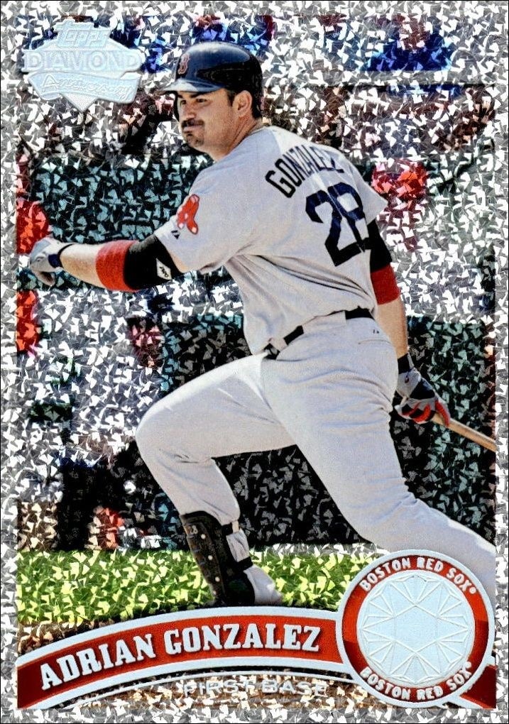 2011 Topps Update Series Adrian Gonzalez #US1 trading card