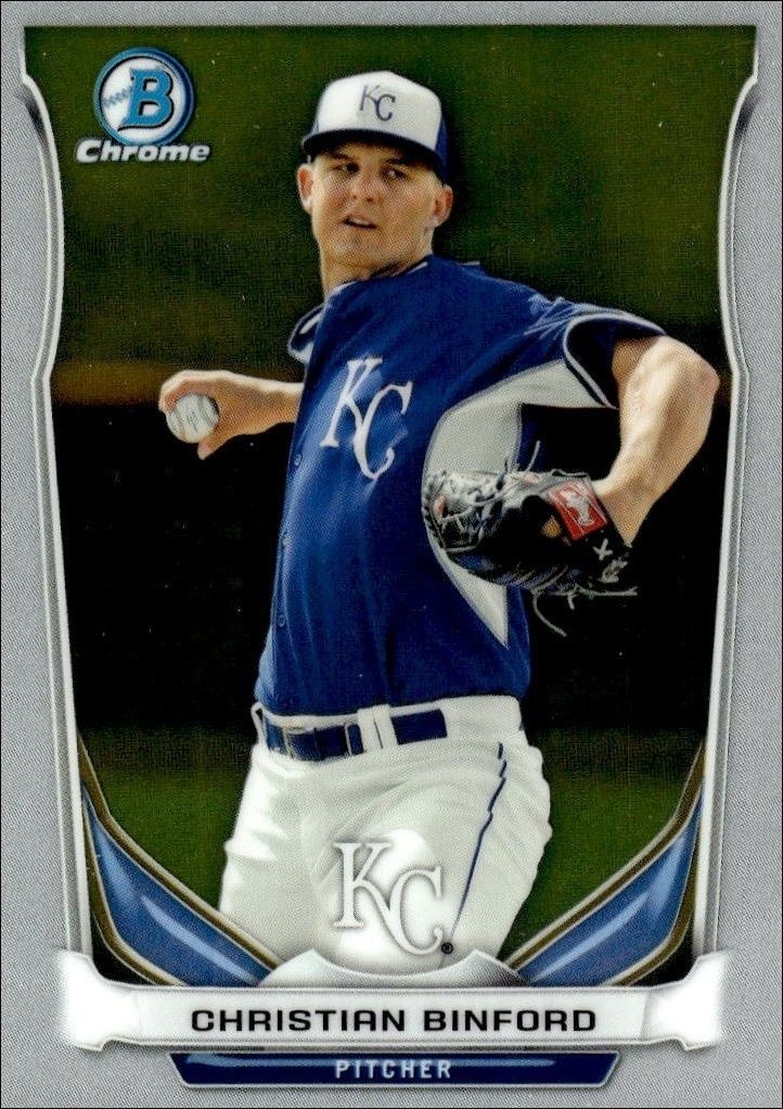 2014 Bowman Draft Picks Christian Binford #CTP-65 trading card