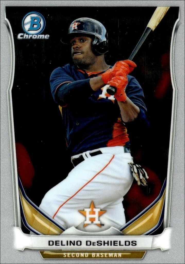 2014 Bowman Draft Picks Delino DeShields #CTP-73 trading card