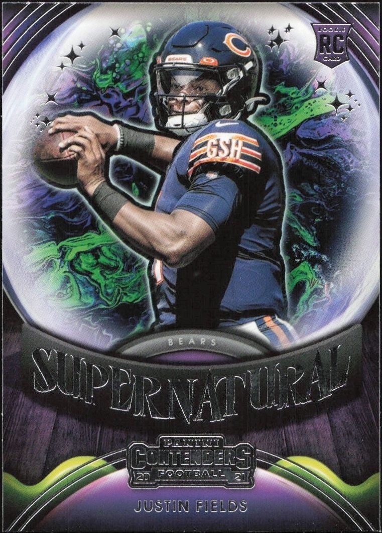 2021 Panini Contenders Justin Fields #SN-JFI trading card
