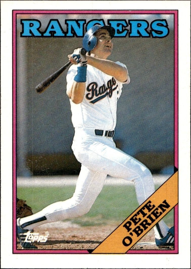 1988 Topps Pete O'Brien #721 trading card