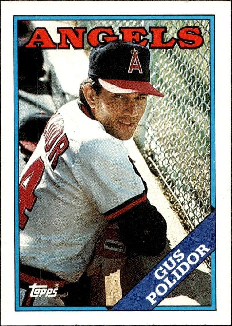1988 Topps Gus Polidor #708 trading card