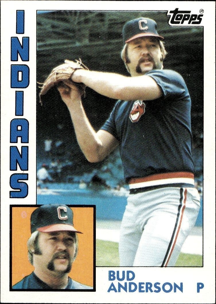 1984 Topps Bud Anderson #497 trading card
