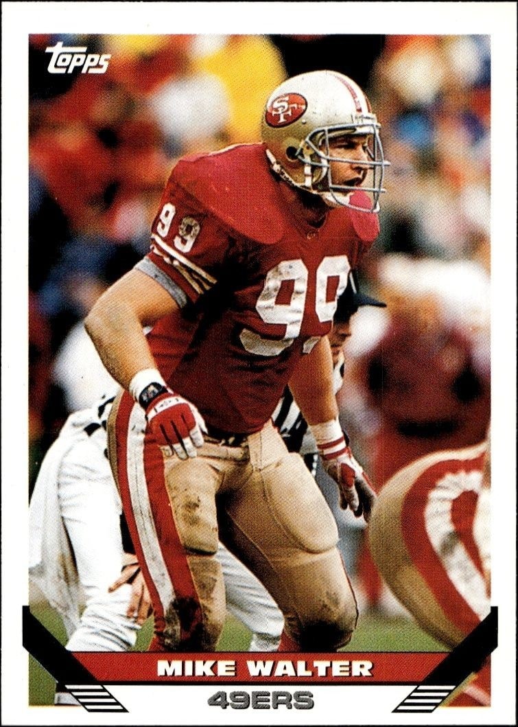 1993 Topps Michael Walter #303 trading card
