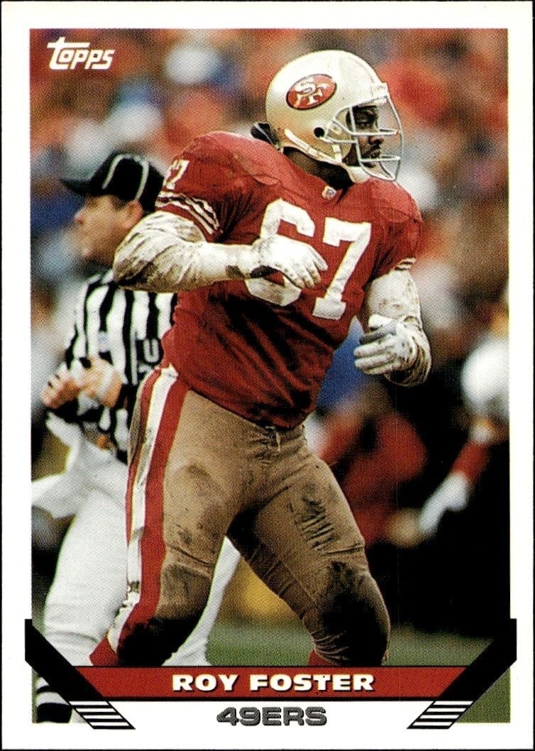 1993 Topps Roy Foster #102 trading card