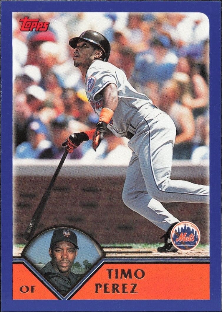 2003 Topps Timo Perez #6 trading card