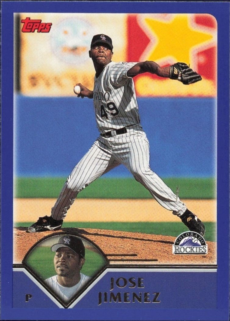 2003 Topps Jose Jimenez #51 trading card