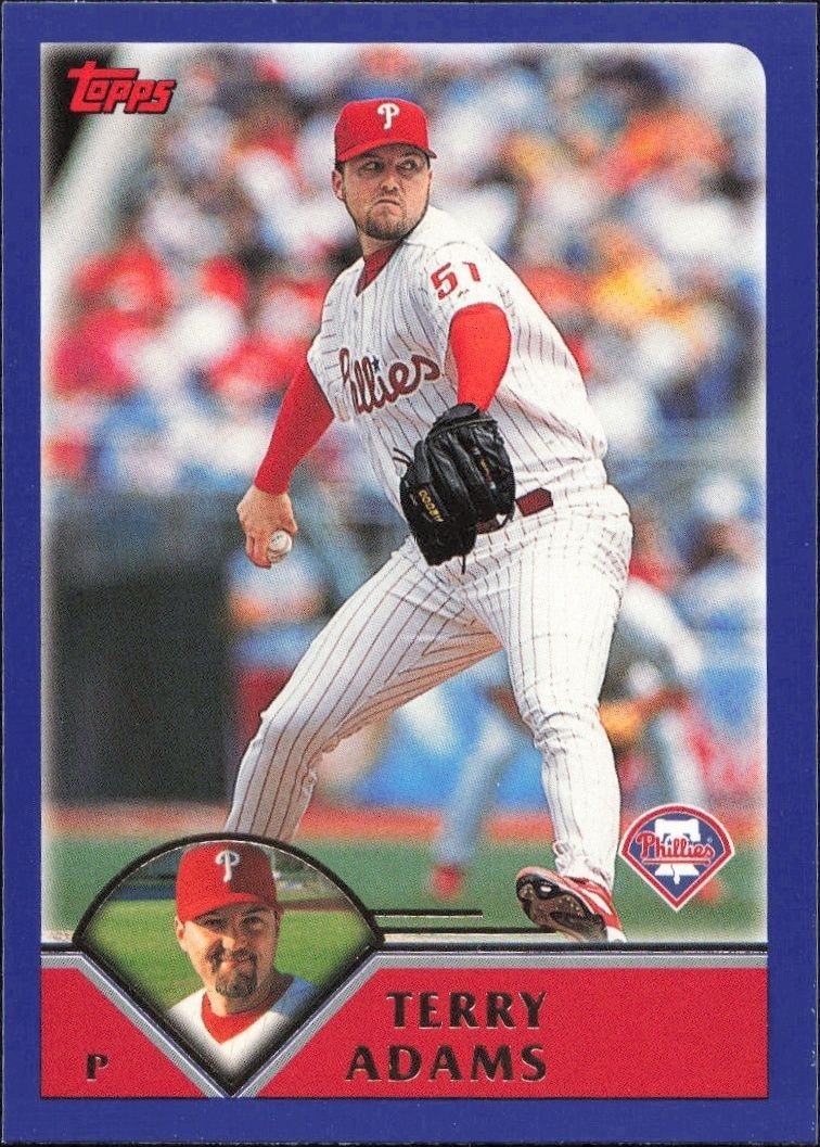 2003 Topps Terry Adams #86 trading card