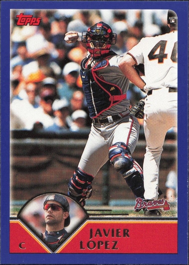 2002 Topps Javier Lopez #43 trading card