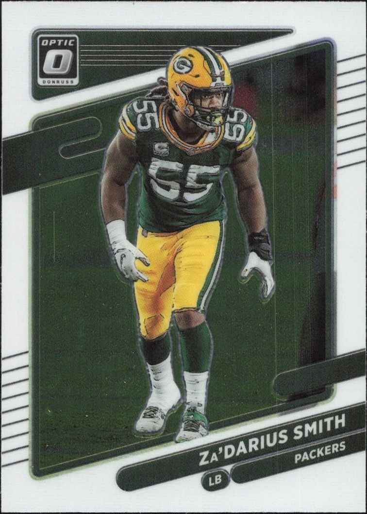 2021 Panini Donruss Optic Za'Darius Smith #92 trading card