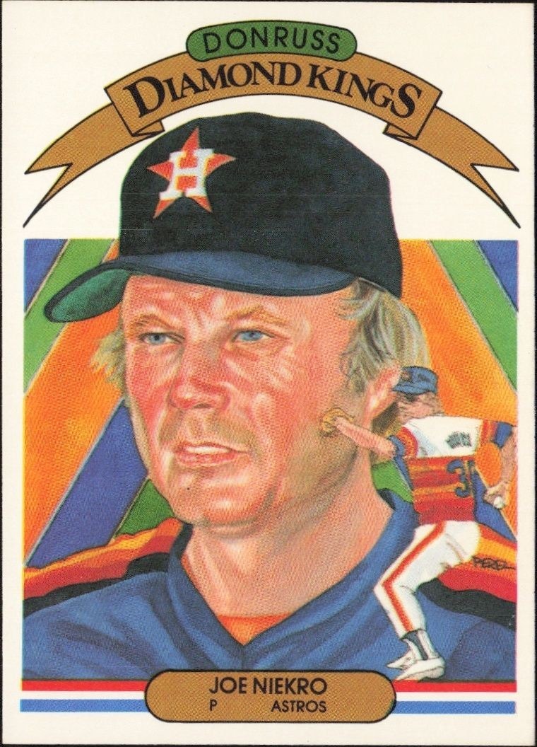 1983 Donruss Joe Niekro #10 trading card