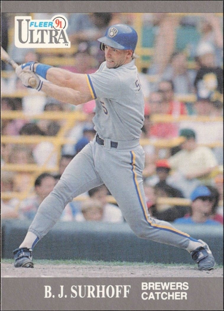 1991 Fleer Ultra B.J. Surhoff #182 trading card