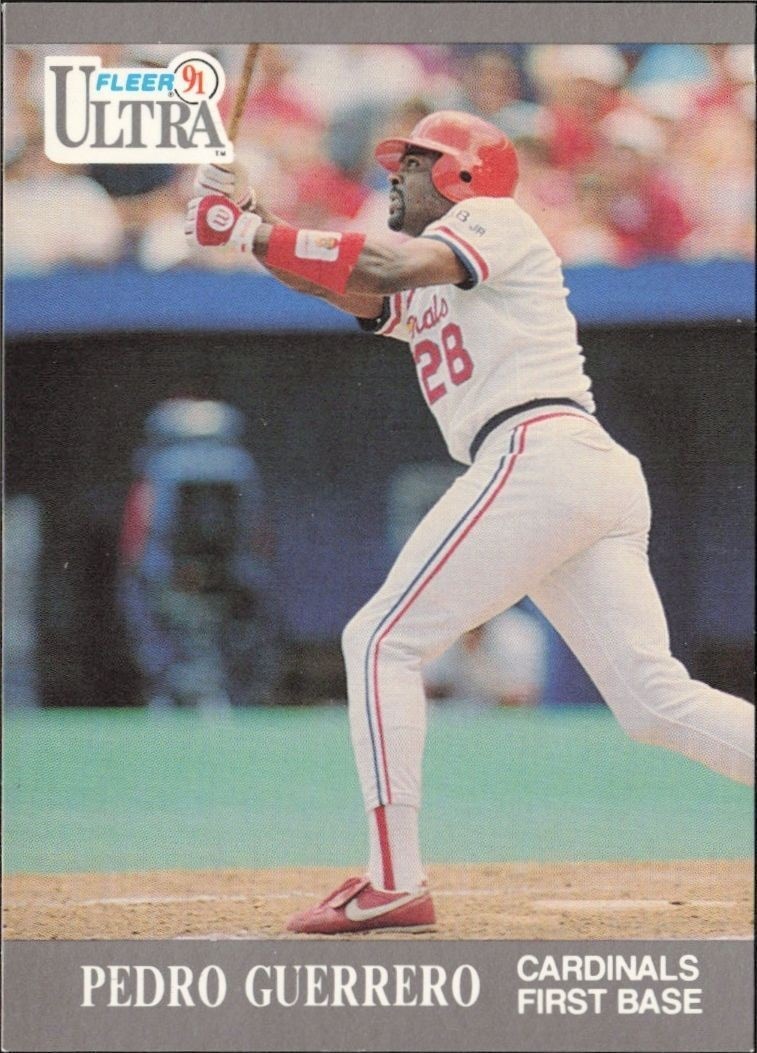 1991 Fleer Ultra Pedro Guerrero #289 trading card
