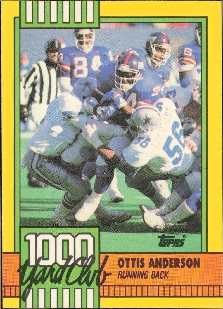 1990 Topps Ottis Anderson #29 trading card
