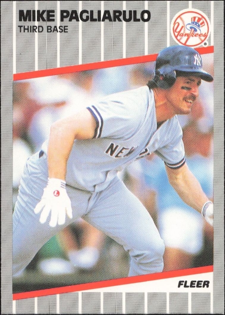 1989 Fleer Mike Pagliarulo #262 trading card