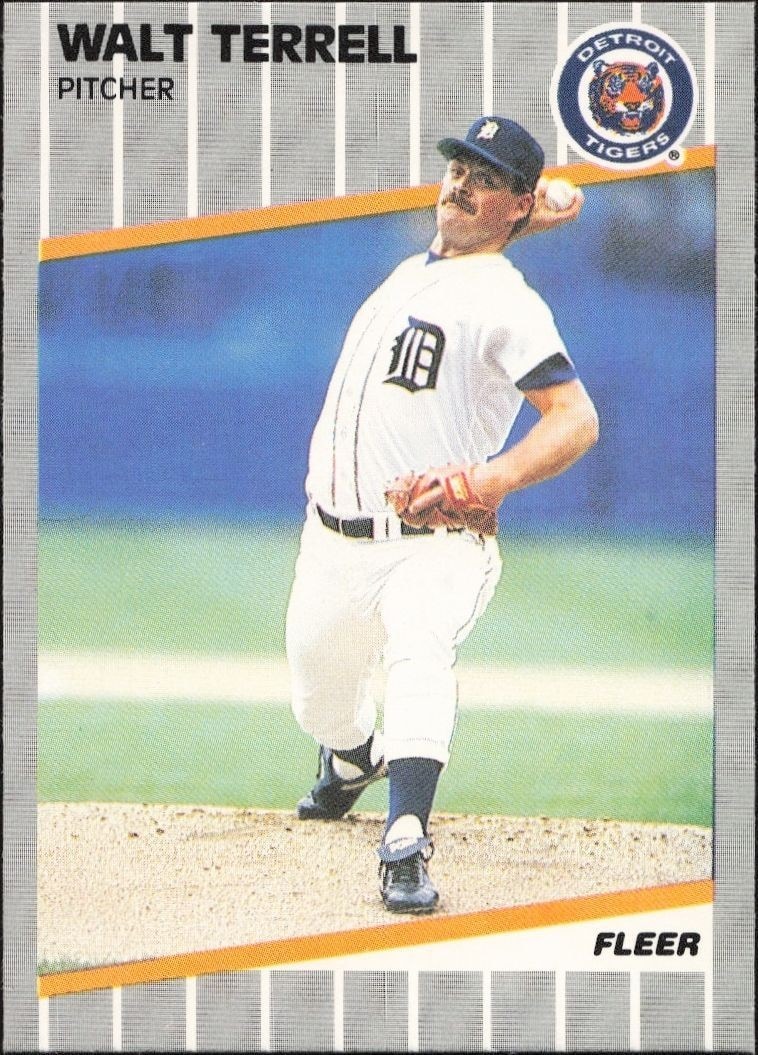 1989 Fleer Walt Terrell #149 trading card