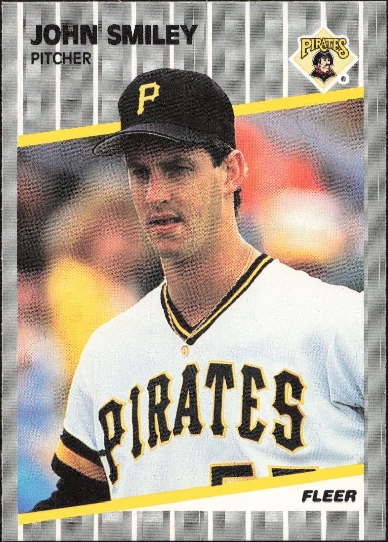 1989 Fleer John Smiley #221 trading card
