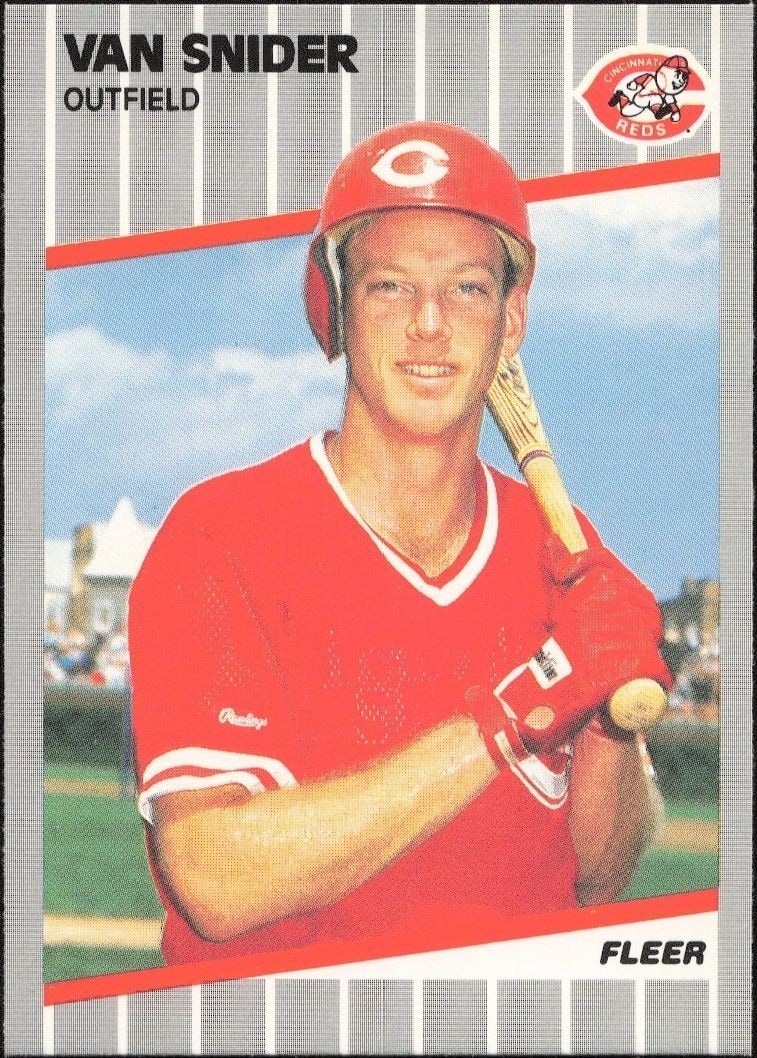 1989 Fleer Van Snider #172 trading card
