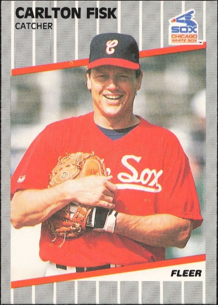 1989 Fleer Carlton Fisk #495 trading card