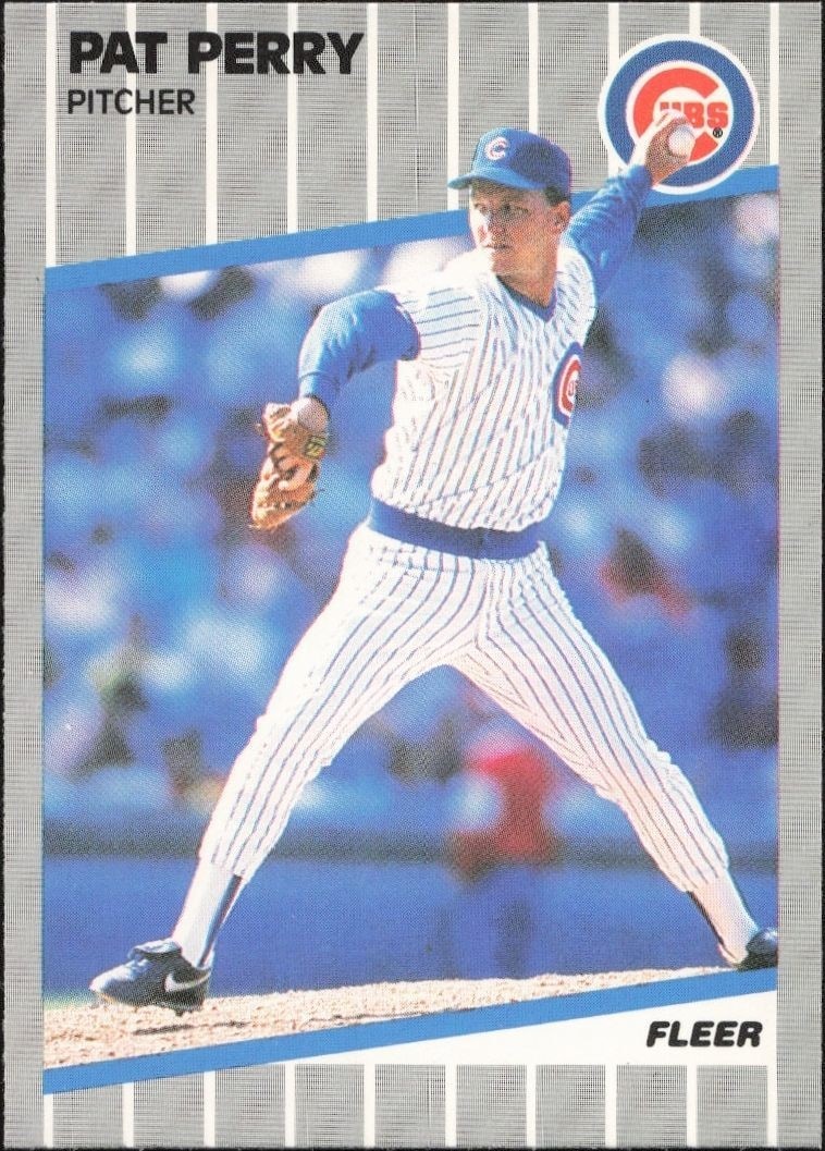 1989 Fleer Pat Perry #435 trading card