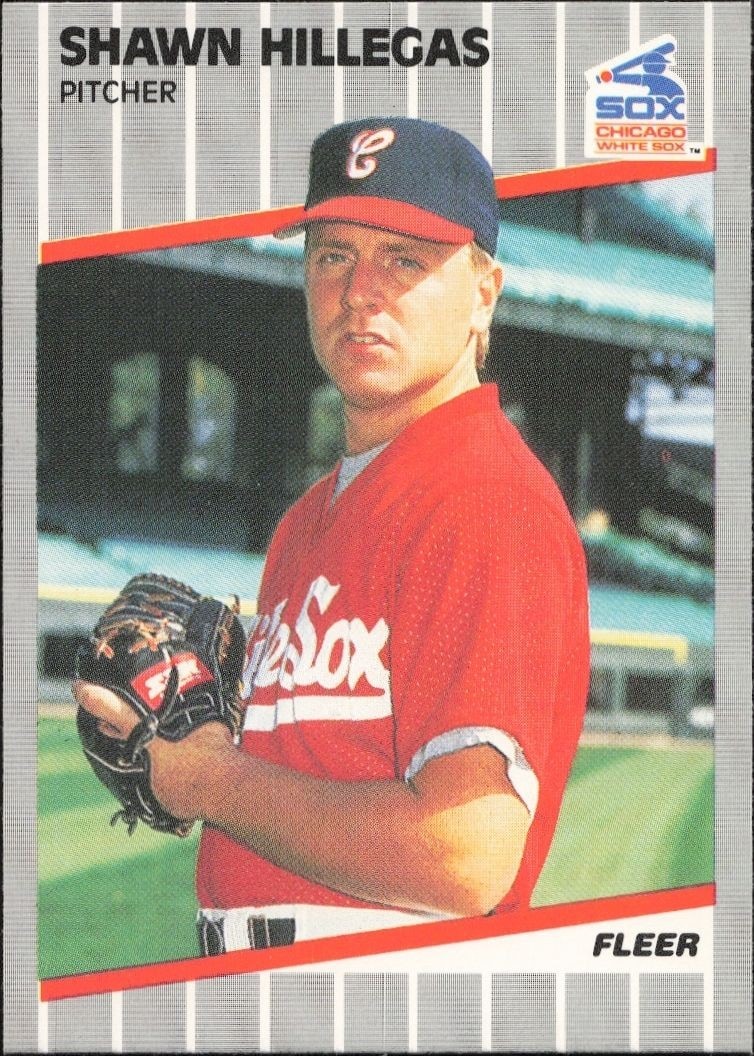 1989 Fleer Shawn Hillegas #498 trading card
