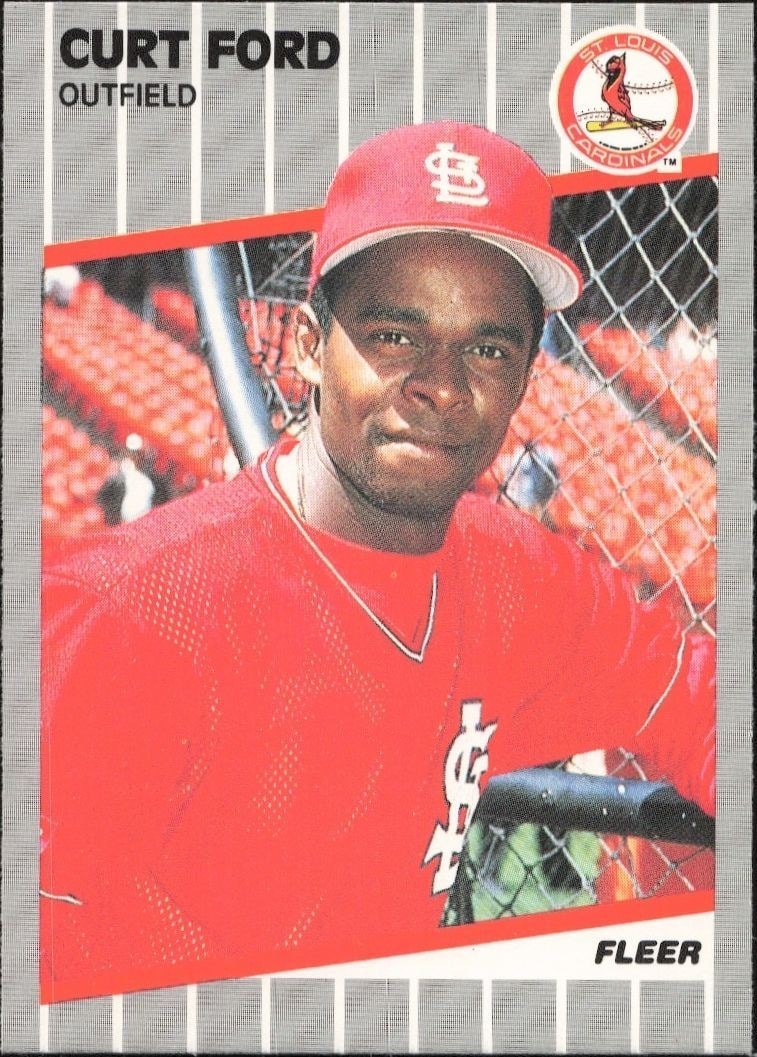 1989 Fleer Curt Ford #450 trading card