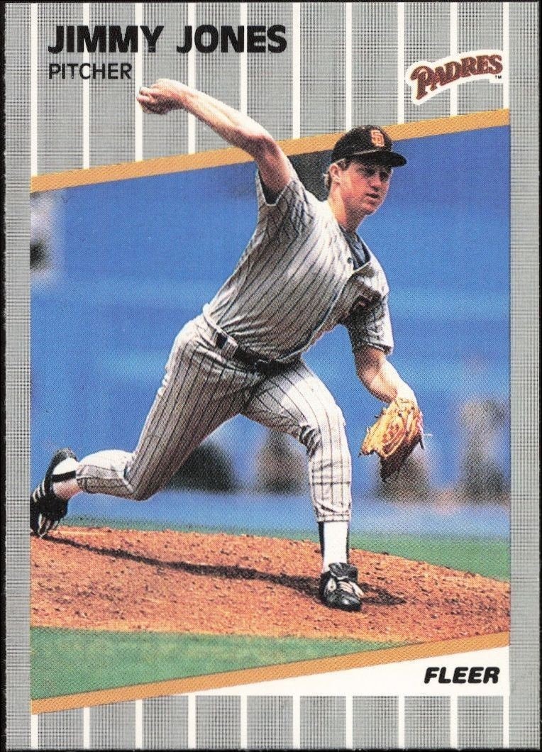1989 Fleer Jimmy Jones #308 trading card