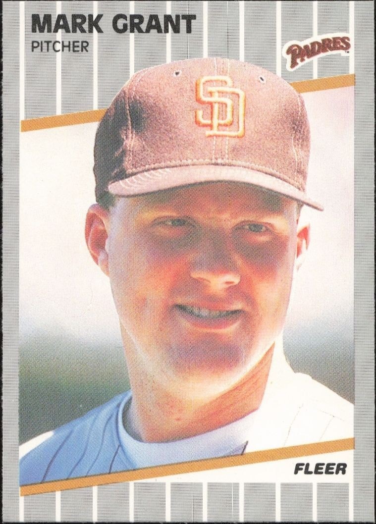 1989 Fleer Mark Grant #304 trading card