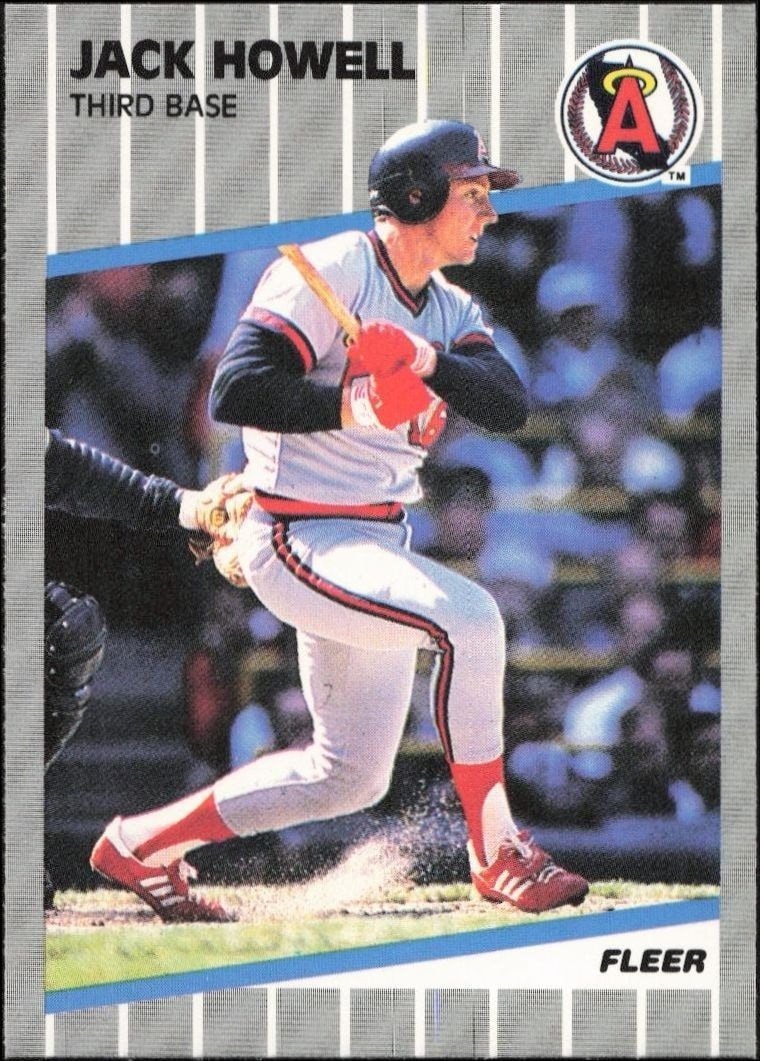 1989 Fleer Jack Howell #480 trading card