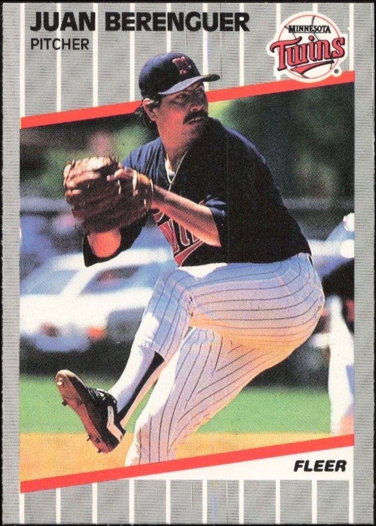 1989 Fleer Juan Berenguer #104 trading card